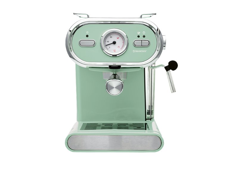 Macchina per caffè espresso, verde menta