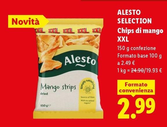 Alesto Selection - Chips Di Mango Xxl