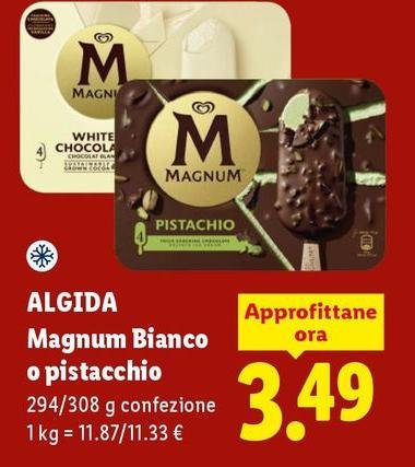 Algida - Magnum Bianco O Pistacchio