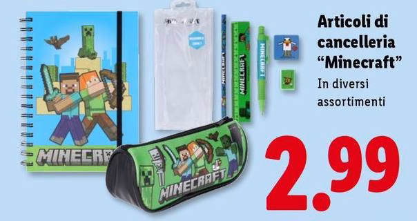 Articoli Di Cancelleria "Minecraft"