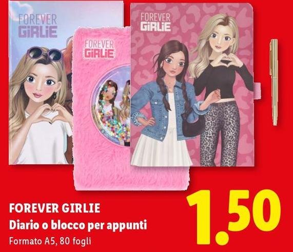 Forever Girlie - Diario O Blocco Per Appunti