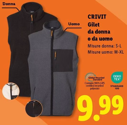 Crivit - Gilet Da Donna O Da Uomo