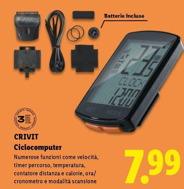 Crivit - Ciclocomputter