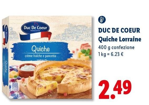 Duc De Coeur - Quiche Lorraine