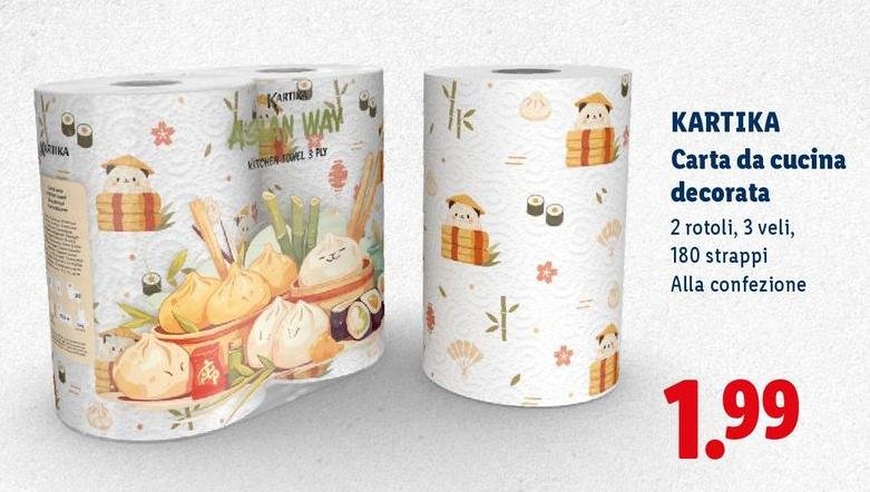 Kartika - Carta Da Cucina Decorata