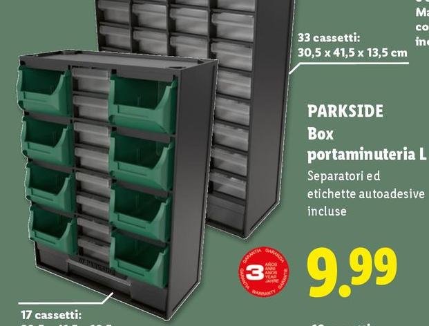 Parkside - Box Portaminuteria L