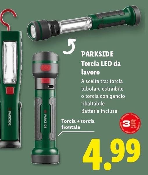 Parkside -  Torcia Led Da Lavoro
