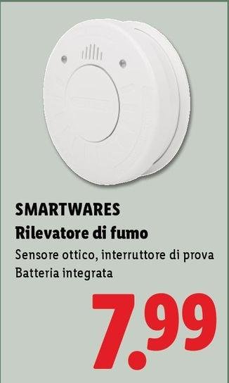 Smartwares - Rilevatore Di Fumo