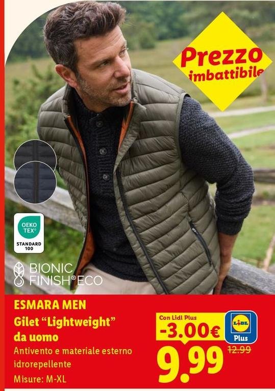 Esmara Men - Gilet "Lightweight" Da Uomo