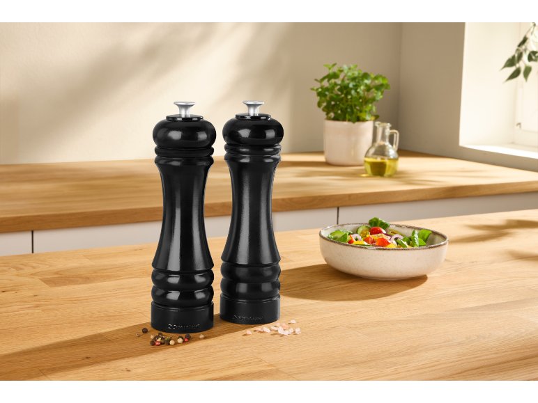 Macinasale/pepe in legno, 2 pezzi