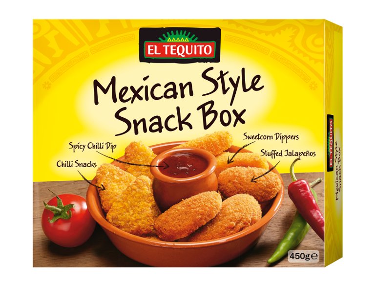 Snack in stile messicano con salsa chili