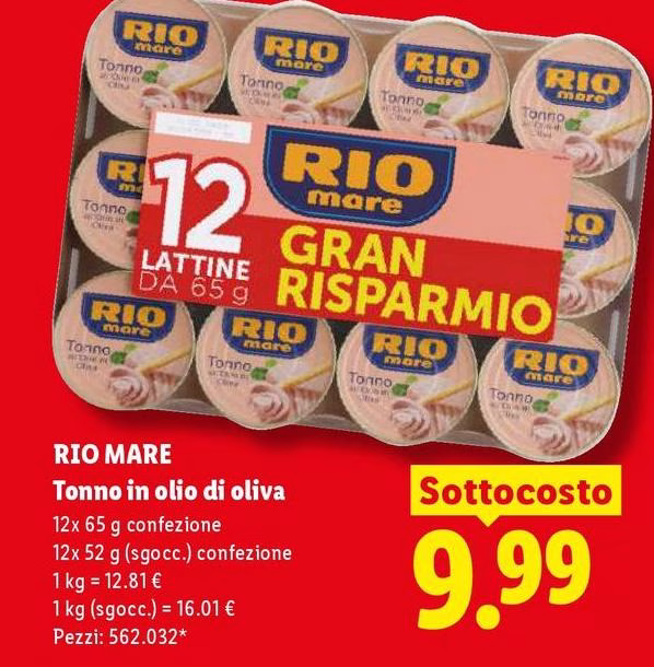 Rio Mare - Tonno In Olio Di Oliva