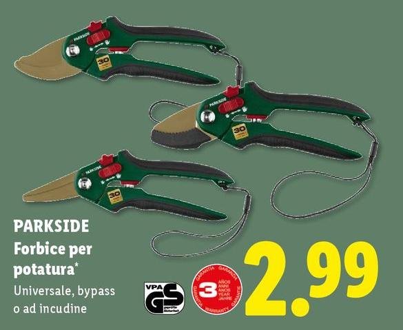 Parkside - Forbici Per Potatura