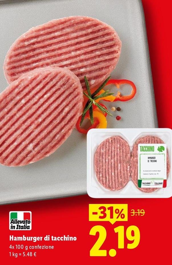 Italiamo - Hamburger Di Tacchino