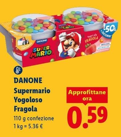 Danone - Supermario Yogoloso Fragola