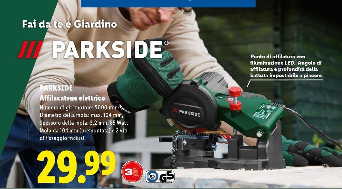 Parkside - Affiliatrice Elettrico
