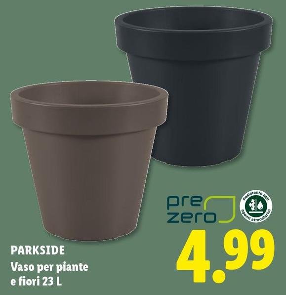 Parkside - Vaso Per Piante E Fiori 23 L