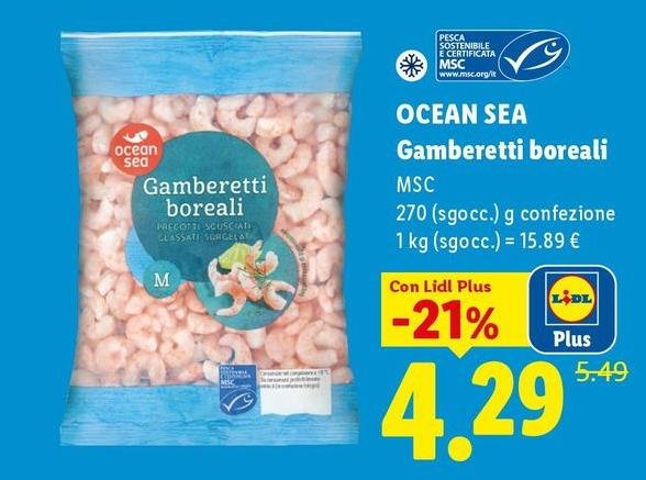 Ocean sea - Gamberetti Boreali Msc