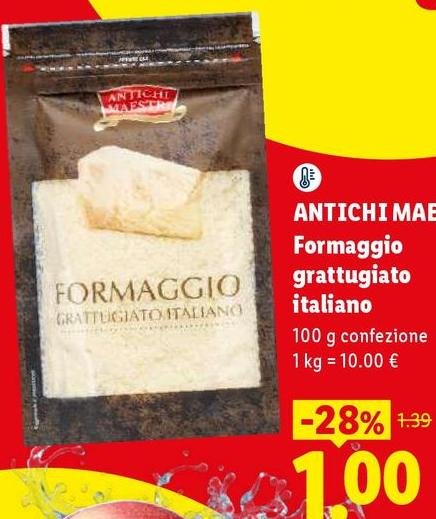 Antichi sapori - Formaggio Grattugiato Italiano