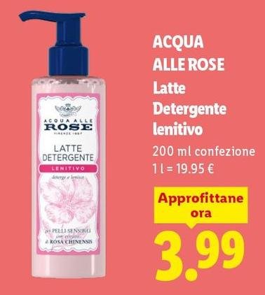 Acqua Alle Rose - Latte Detergente Lenitivo