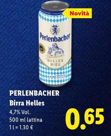 Perlenbacher - Birra Helles