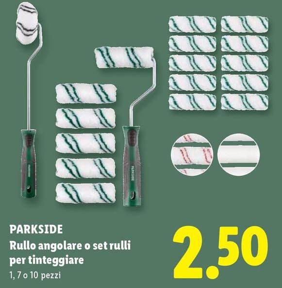 Parkside - Rullo Angolare O Set Rulli Per Tinteggiare