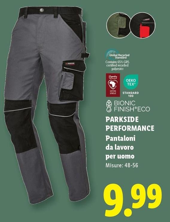 Oeko Tex - Pantaloni Da Lavoro Per Lomo