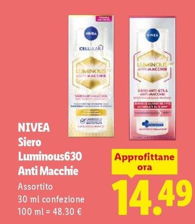 Nivea - Siero Luminous630 Anti Macchie
