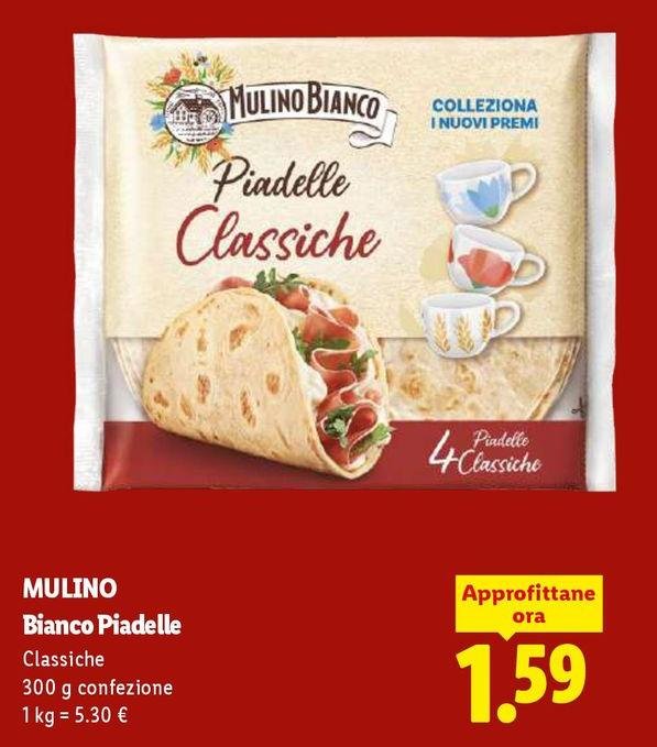Mulino Bianco - Bianco Piadelle Classiche