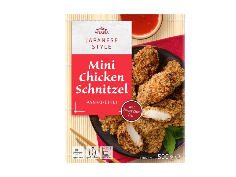 Mini cotolette di pollo con panko piccante