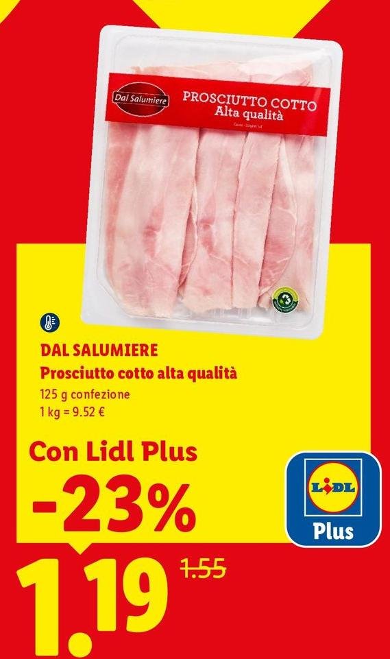Dal Salumiere - Prosciutto Cotto Alta Qualità