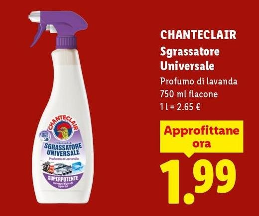 Chanteclair - Sgrassatore Universale