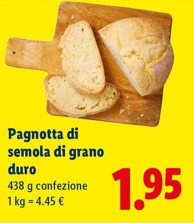 Pagnotta Di Semola Di Grano Duro