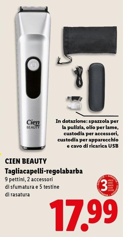 Cien Beauty - Tagliacapelli-Regolabarba