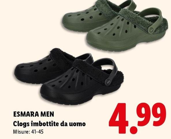 Esmara Men - Clogs Imbottite Da Uomo