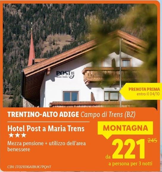 Hotel Post A Maria Trens