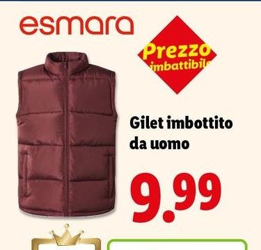 Esmara - Gilet Imbottito Da Uomo