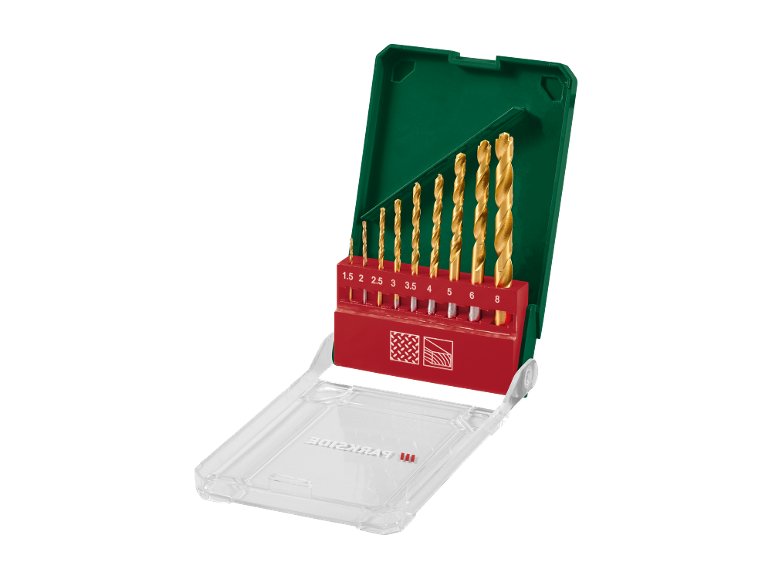 Set punte da trapano, 5 o 9 pezzi
