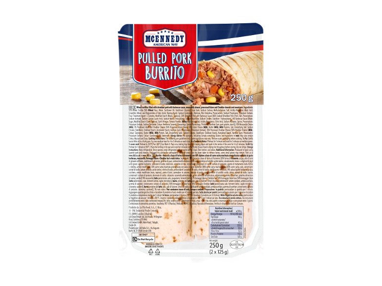 Burrito con pulled pork