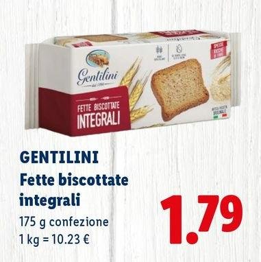 Gentilini - Fette Biscottate Integrali