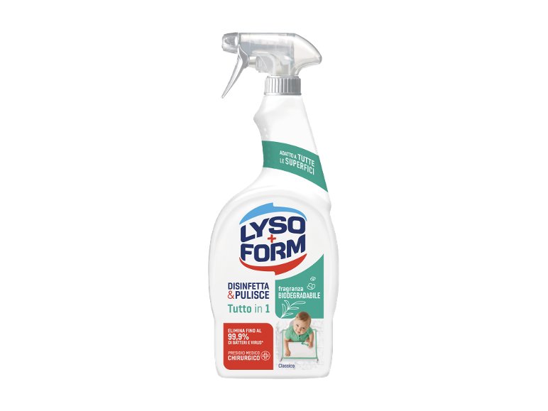 Spray detergente