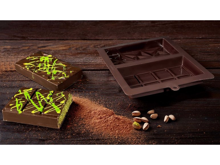 Stampo doppio in silicone per cioccolato "Zenker"