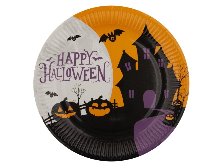 Piatti di carta di Halloween