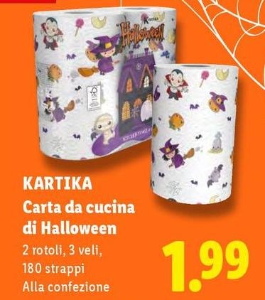 Kartika - Carta Da Cucina Di Halloween