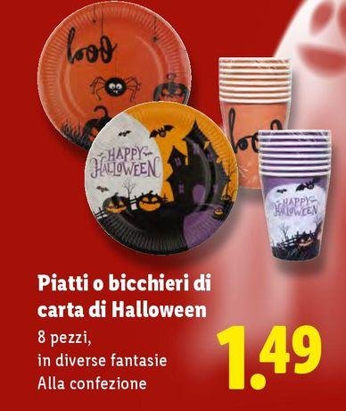 Piatti O Bicchieri Di Carta Di Halloween