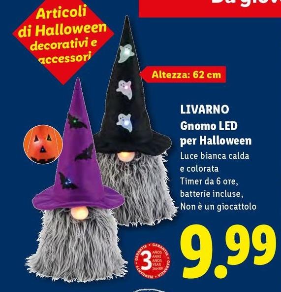 Livarno - Gnomo Led Per Halloween