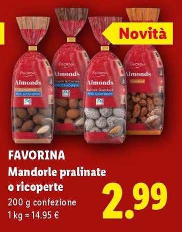 Favorina - Mandorle Pralinate O Ricoperte