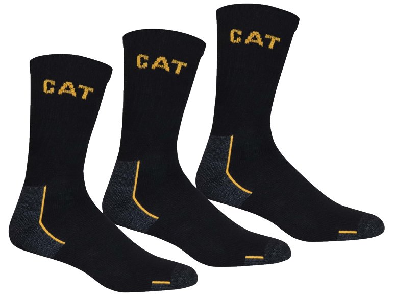 Calze da lavoro per uomo, 3 paia "CAT"