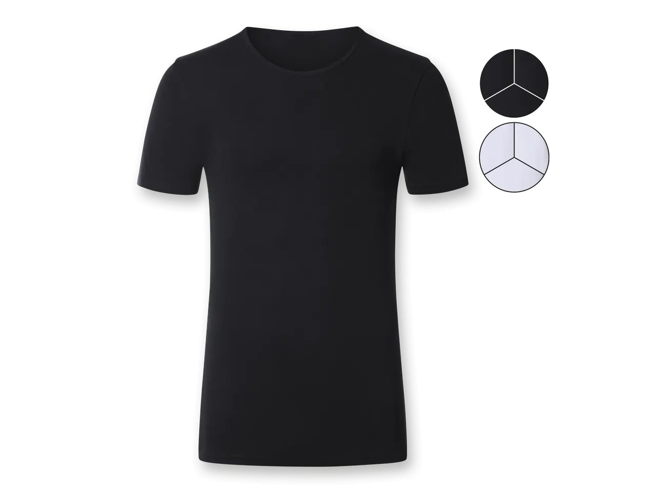 T-shirt intima da uomo, 3 pezzi