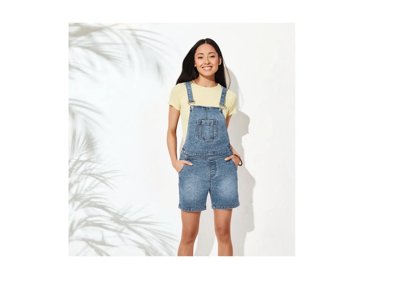Salopette in jeans da donna